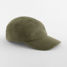 Czapka polarowa 5 Panel z recyklingu - B254R:Olive Green, 100% poliester, One Size